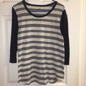J Crew baseball tee